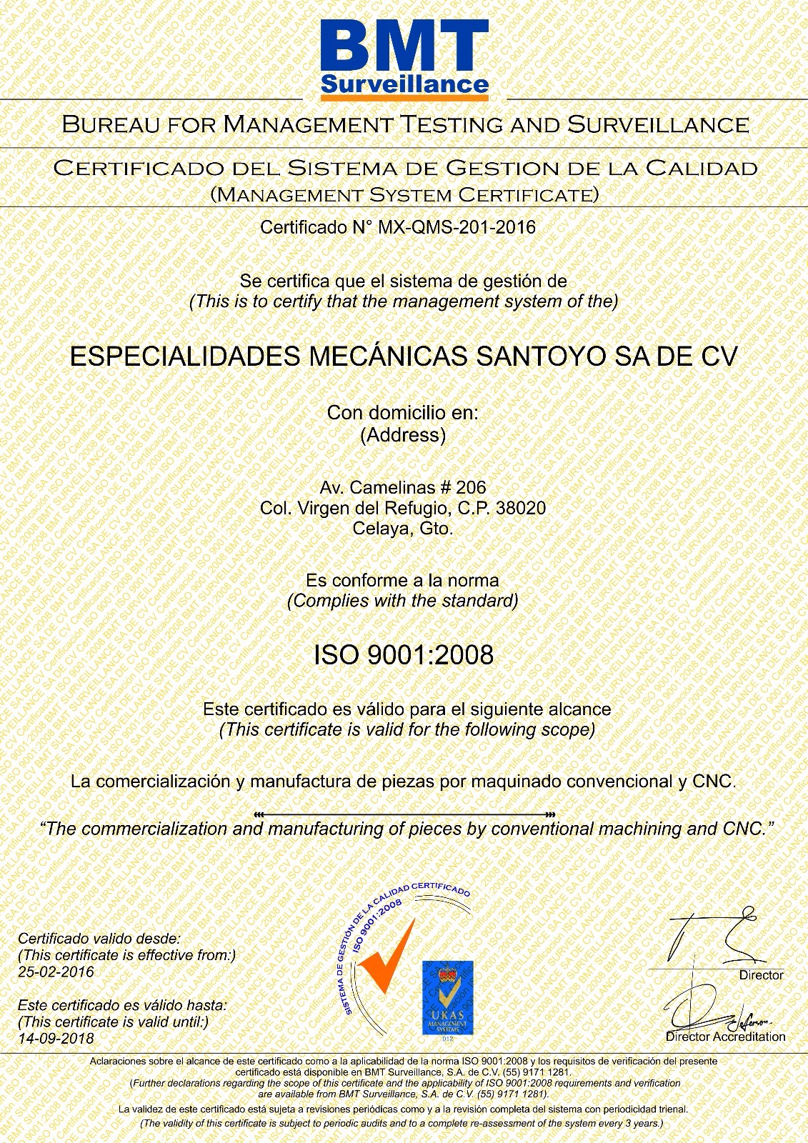 ISO 9001:2008